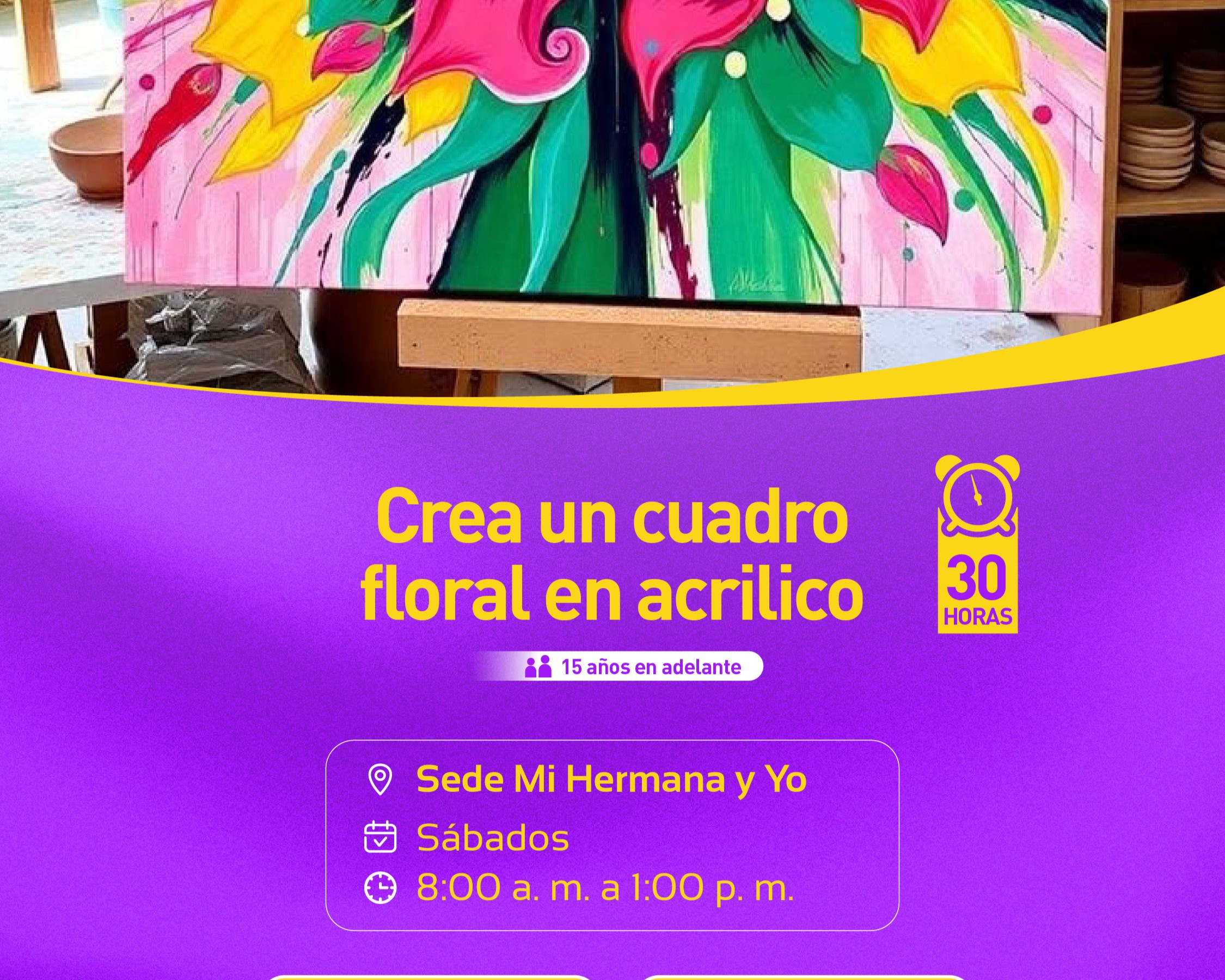 Pintura Con Acrílico En Madera Nivel 3